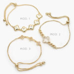 Pulso Micropavé Chapa de Oro 819