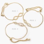 Pulso Micropavé Infinito Chapa de Oro 821