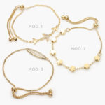 Pulso Micropavé Chapa de Oro 822