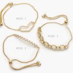 Pulso Micropavé Chapa de Oro 826