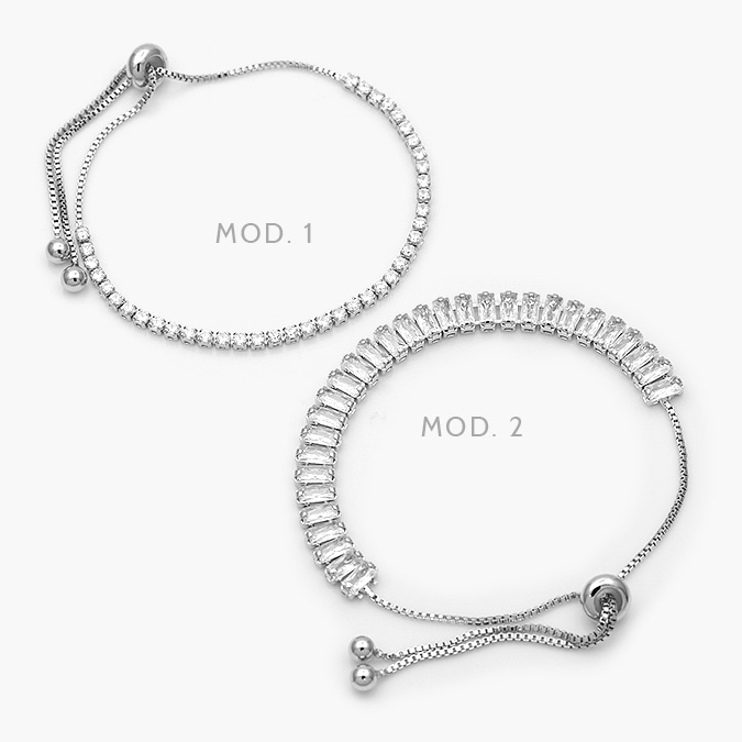 MPU835 Pulso Tenis Micropavé Chapa de Oro 835 - Image 1