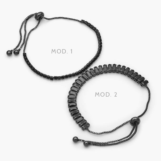 MPU836 Pulso Tenis Micropavé Chapa de Oro 836 - Image 1