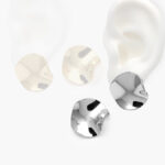 Aretes Chunky Chapa de Oro 649