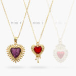 Collar Corazón Chapa de Oro 489