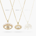 Collar Turco Perlas Chapa de Oro 515 - Modelo 1