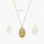 Collar Virgen Guadalupe Chapa de Oro 350