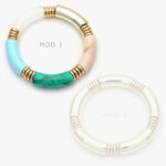 Brazalete Chunky Chapa de Oro 639