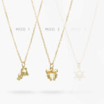 Collar Figuras Chapa de Oro 516