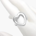 Anillo Corazón Chunky Acero Inoxidable 569 - Plata - 7