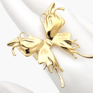 Anillo Mariposa Chunky Acero Inoxidable 582