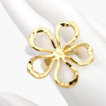 Anillo Flor Chunky Acero Inoxidable 583