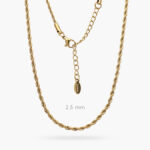 Cadena Acero Inoxidable Torsal 2.5 mm.