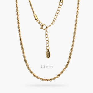 Cadena Acero Inoxidable Torsal 2.5 mm.