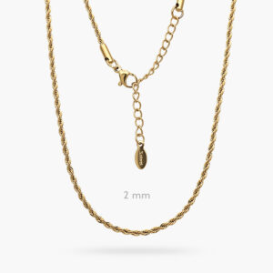 Cadena Acero Inoxidable Torsal 2mm.