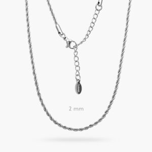 Cadena Acero Inoxidable Torsal 2mm.