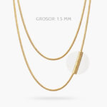 Cadena 1.5mm. Acero Inoxidable 142