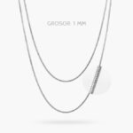 Cadena 1mm. Acero Inoxidable 143
