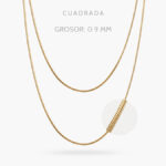 Cadena 0.9mm. Acero Inoxidable 145