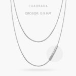 Cadena 0.9mm. Acero Inoxidable 145