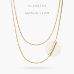 Cadena 1.3mm. Acero Inoxidable 147