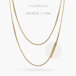 Cadena 1.2mm. Acero Inoxidable 148