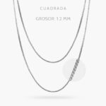 Cadena 1.2mm. Acero Inoxidable 148