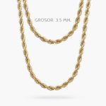 Cadena Torsal 3.5mm. Acero Inoxidable 152