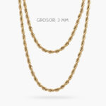 Cadena Torsal 3mm. Acero Inoxidable 153