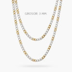 Cadena Acero Inoxidable Barbada 3mm. 0155