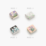 Charm Flores Acero Inoxidable Nomination 204