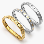 Brazalete Corazones Acero Inoxidable Nomination 28