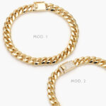 Pulso Mónaco 8mm. Chapa de Oro 0277