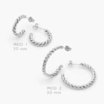 Aretes Acero Inoxidable 222