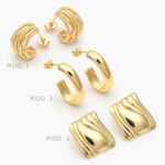 Aretes Chunky Acero Inoxidable 265