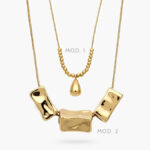 Collar Corazon Acero Inoxidable 540