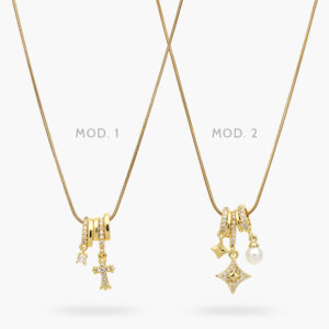 Collar Figuras Acero Inoxidable 541