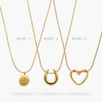 Collar Corazon Acero Inoxidable 546