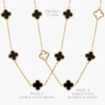 Collar Flores Acero Inoxidable 550