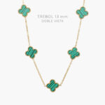 Collar Flores Acero Inoxidable 550