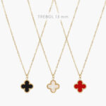 Collar Flor Acero Inoxidable 552