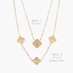 Collar Flores Acero Inoxidable 556