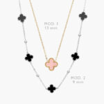 Collar Flores Acero Inoxidable 561