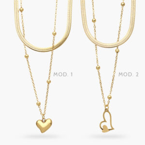 Layer Corazon Acero Inoxidable 487