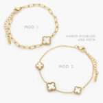 Pulso Flor Madre Perla Acero Inoxidable 725