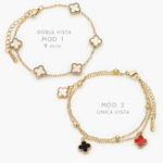 Pulso Flores Acero Inoxidable 727