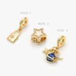 Dije Armado Chapa de Oro 107