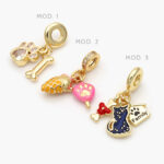 Dije Armado Mascotas Chapa de Oro 111