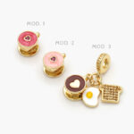 Dije Armado Taza de Café Desayuno Chapa de Oro 117