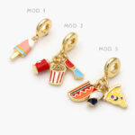 Dije Armado Comida Chapa de Oro 118