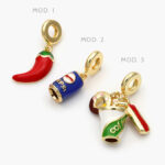 Dije Armado Chapa de Oro 119